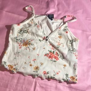 Spring time fine cropped cami